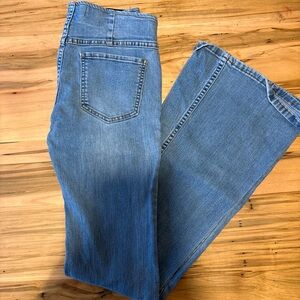 Stylish Blue Straight Leg Women's Jeans